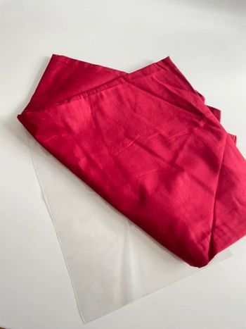 Taie d’oreiller bordeaux rouge 50x70 cm