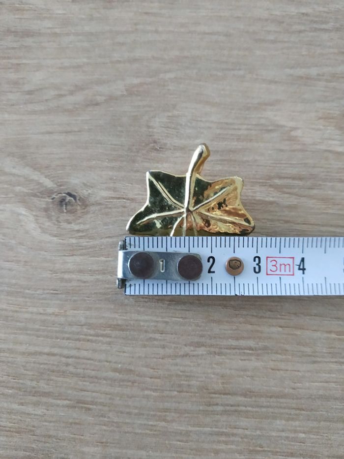 Ancien bijoux 2 en 1 représentant une feuille - photo numéro 7