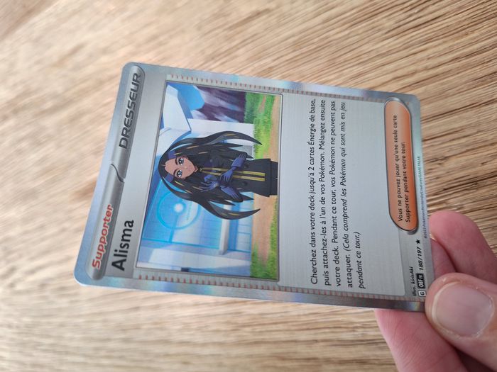 carte pokemon Alisma supporter dresseur 188/197 - photo numéro 2