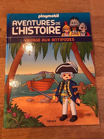 Livre Playmobil Aventures de l’histoire Numéro 39 Voyage aux antipodes