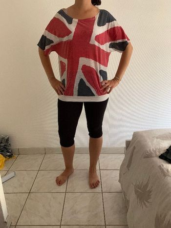 T-shirt chauve-souris drapeau