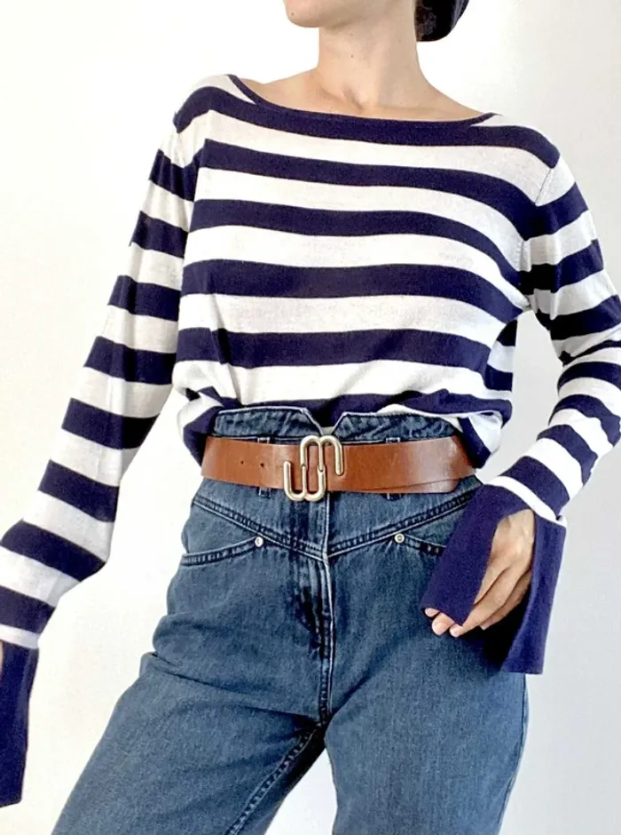 Pull Fin Mango en taille 40 - Bon état - photo numéro 2