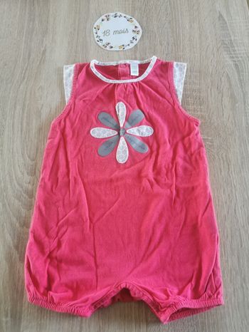 Barboteuse bebe fille obaibi 18mois tbe