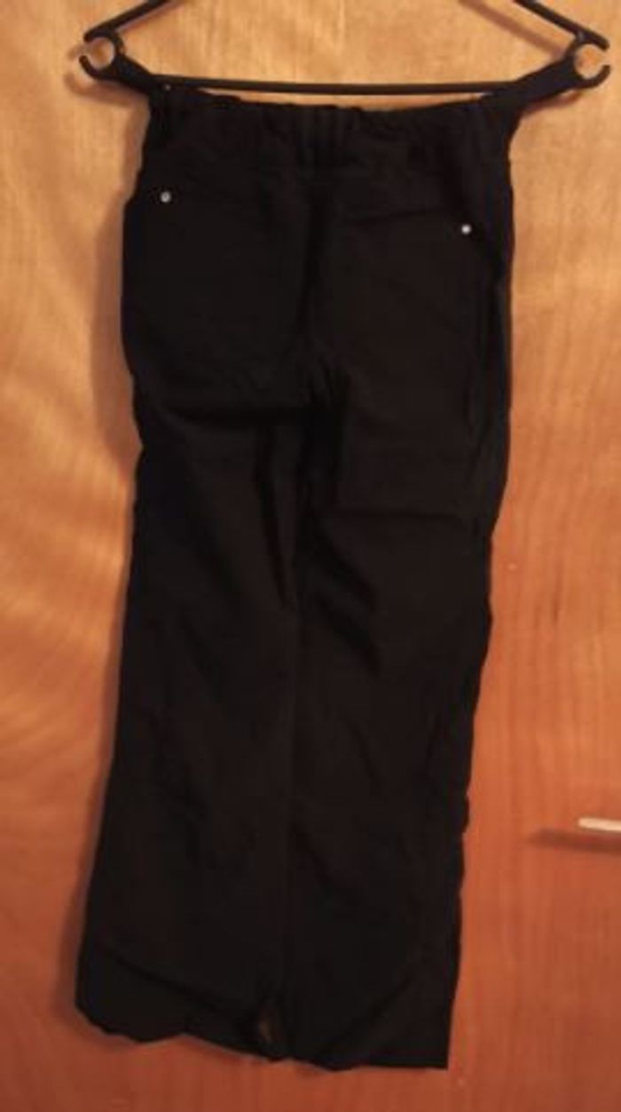 Pantalon noir à pattes d'éléphant - photo numéro 5