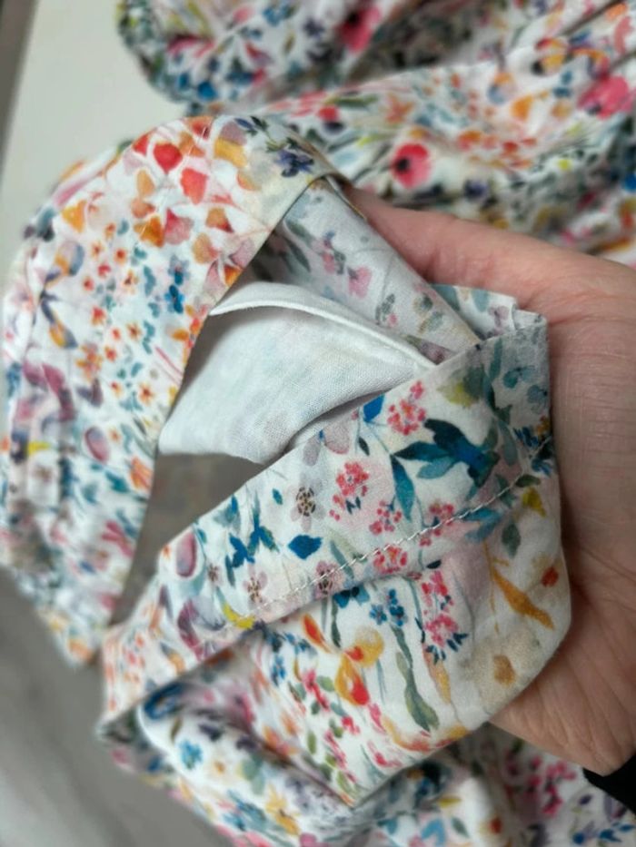 Robe de créatrice en Liberty – Taille 5 ans - photo numéro 6