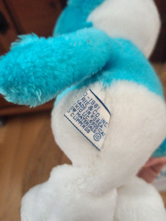 peluche Peyo 1981 Schtroumpf vintage tbe - photo numéro 4
