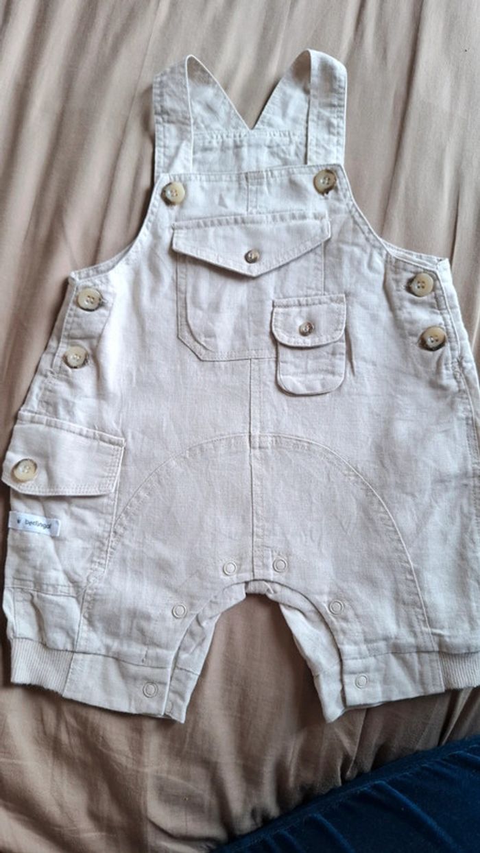 Salopette beige Berlingot