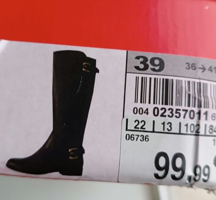 Bottes en cuir taille 39 - photo numéro 6