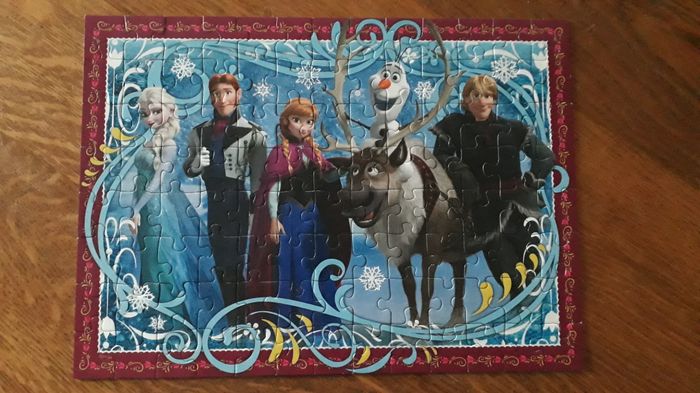 Puzzle 100 pièces Disney , Reine des neiges , Nathan - photo numéro 2