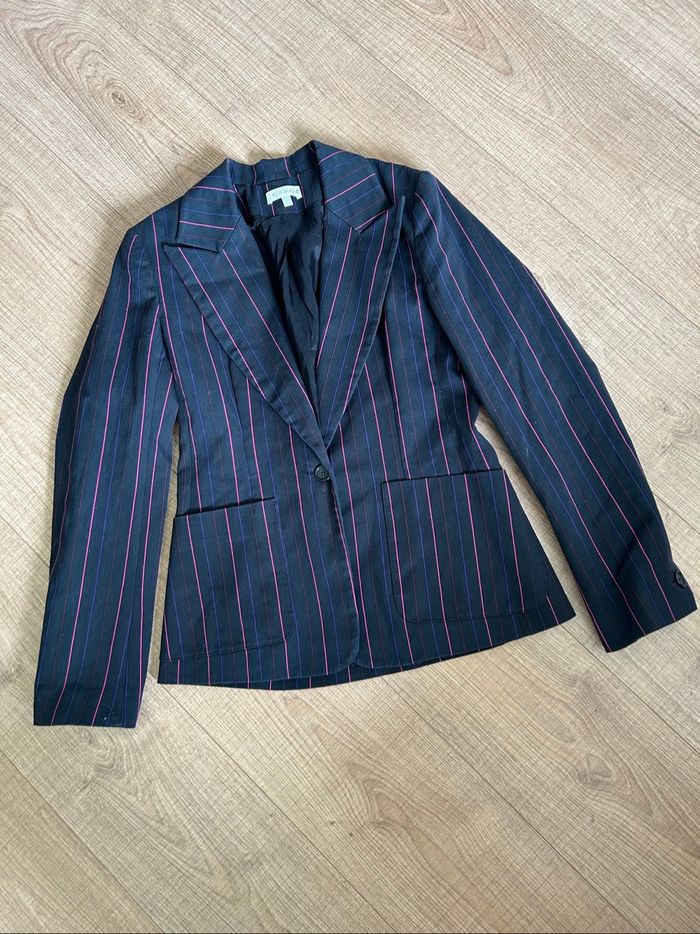Blazer à rayures Kookai taille française 40 excellent état - photo numéro 7