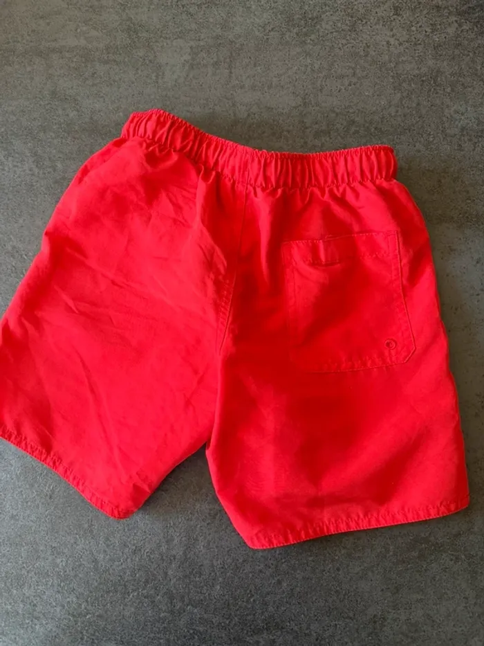 Short de bain rouge garçon Tribord 10 ans - photo numéro 3