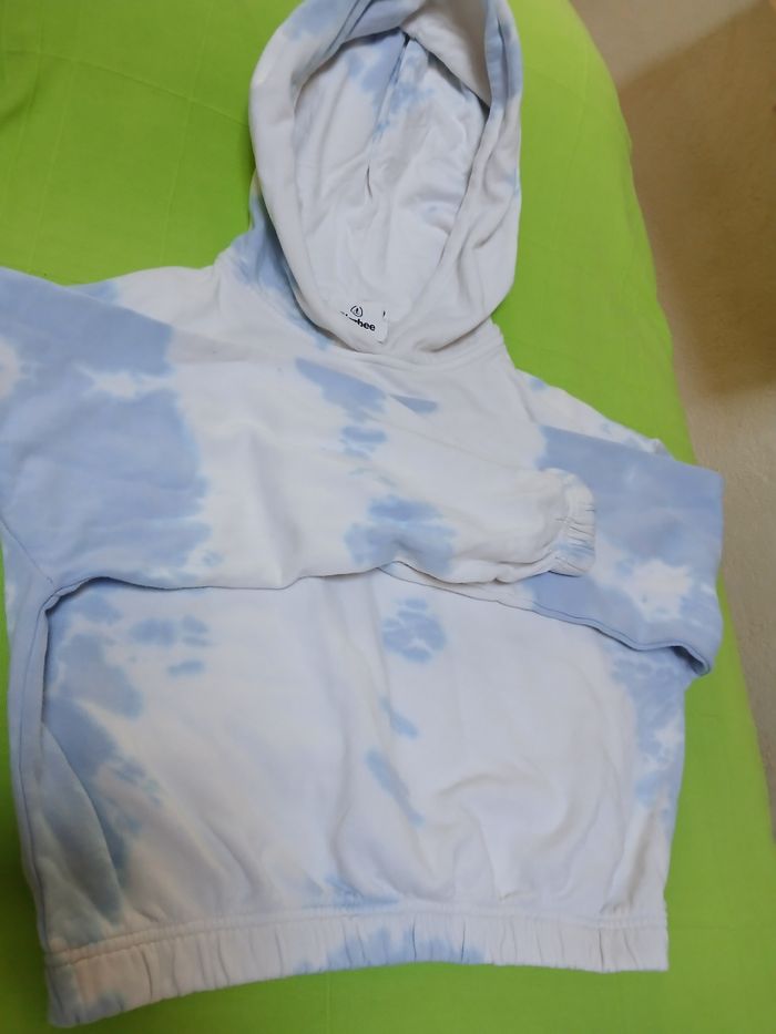 Sweat beezbee bleu et blanc - photo numéro 3