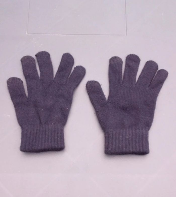 Paire de gants en laine-acrylique - photo numéro 2