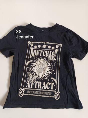 T-shirt Jennyfer XS noir