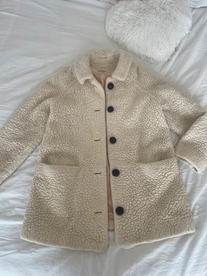 Manteau long en laine Sezane - photo numéro 3
