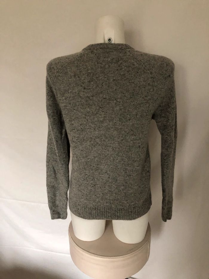 Pull à col ras en laine gris chiné Levi’s taille S / 36 38 très bon état - photo numéro 4