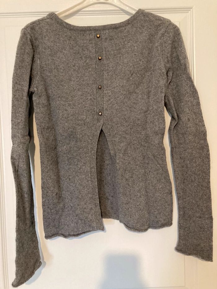 Pull gris - photo numéro 2