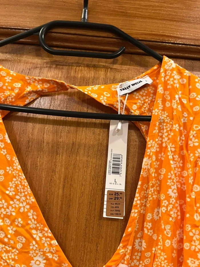 Robe dos nu orange - photo numéro 2