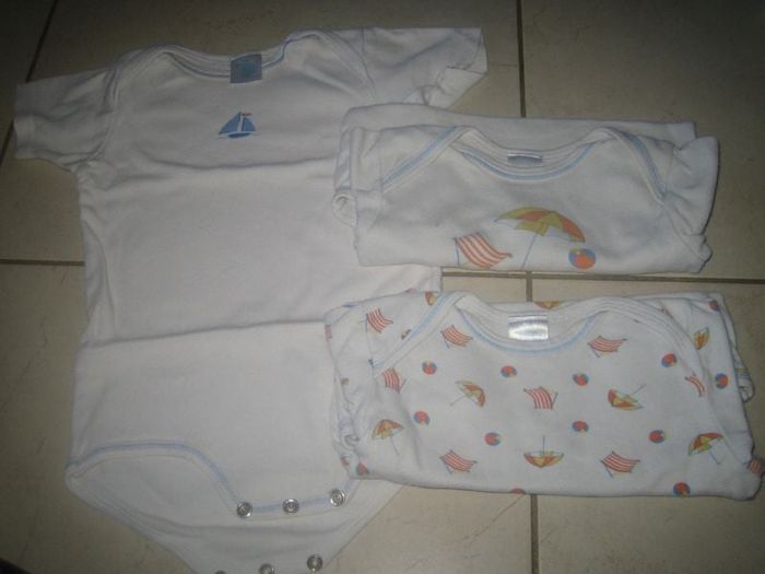 lot bodies 18 mois manches courtes mixte
