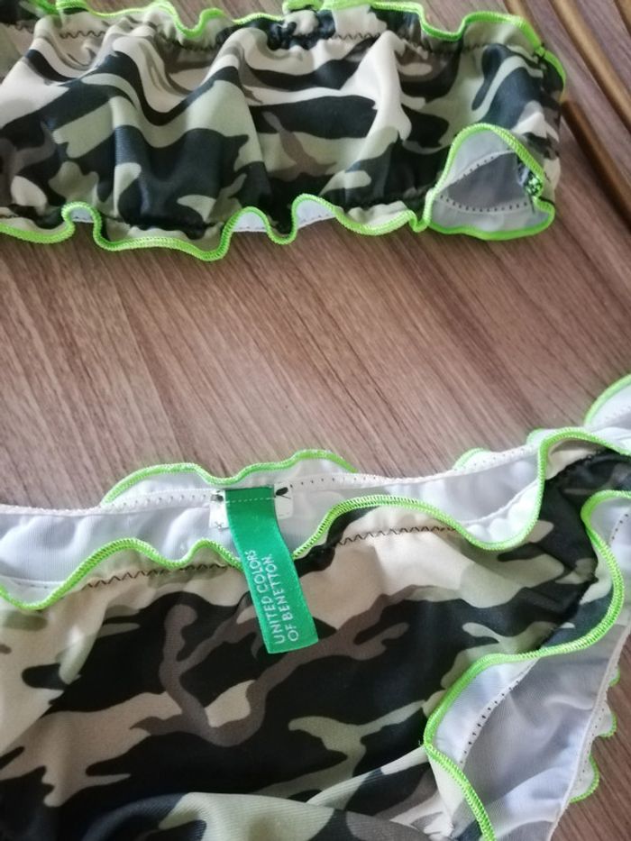 Maillot de bain 2 pièces Benetton T8ans - photo numéro 3