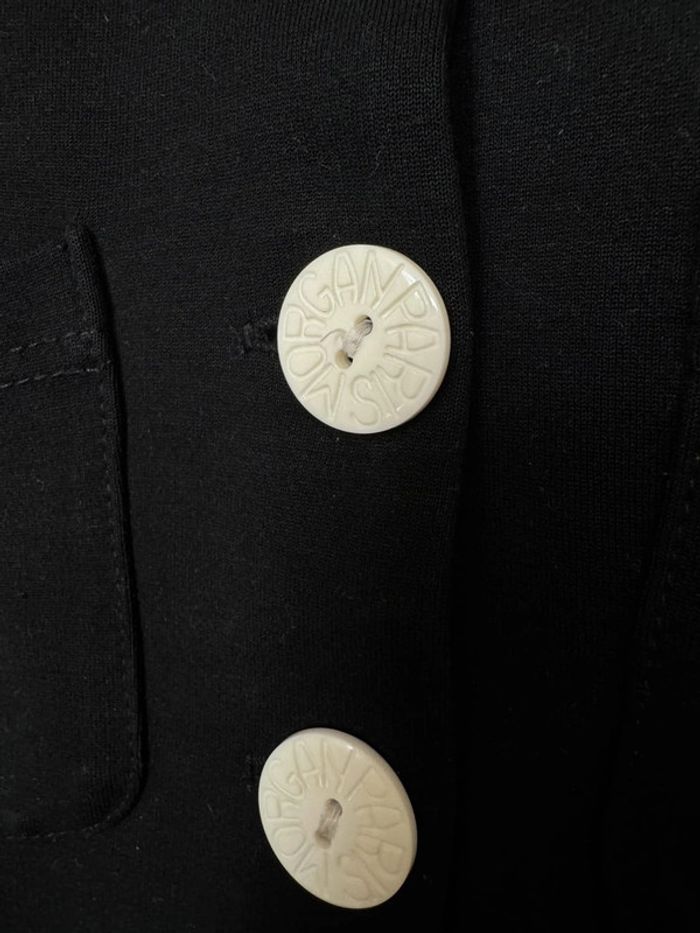 Veste crop vintage noir Morgane de toi - photo numéro 3