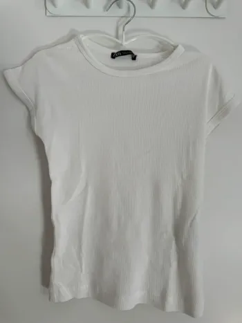 Tee-Shirt Zara S blanc