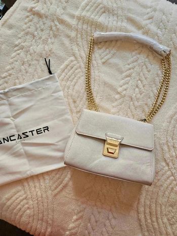 Sac à mains Lancaster blanc cassé
