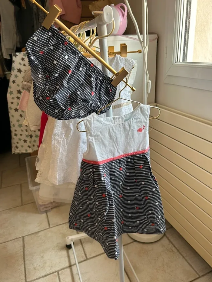 Jolie robe et son bloomer Orchestra taille 12 mois en parfait état