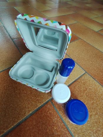 💠 Petit étui à lentilles, compact 💠 déplacements voyages 💠