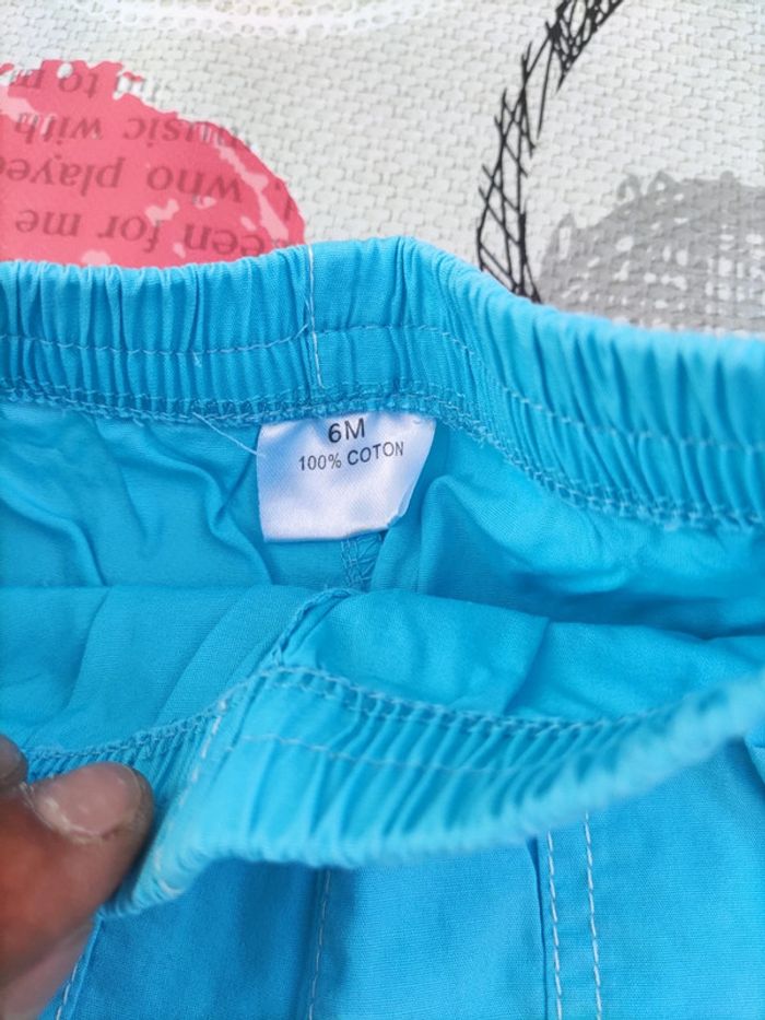 Lot de 2 Shorts taille 6 mois - photo numéro 4