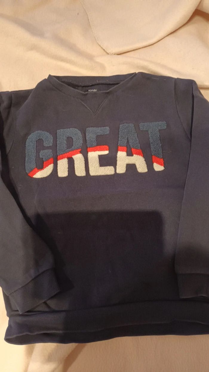 Sweat Kiabi 10 ans