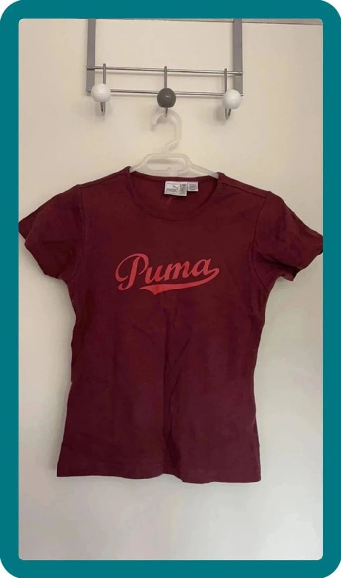T-shirt bordeaux