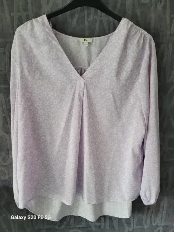 Blouse parme clair taille 50