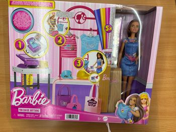 Barbie Boutique Création – Coffret neuf scellé (édition mode & accessoires)