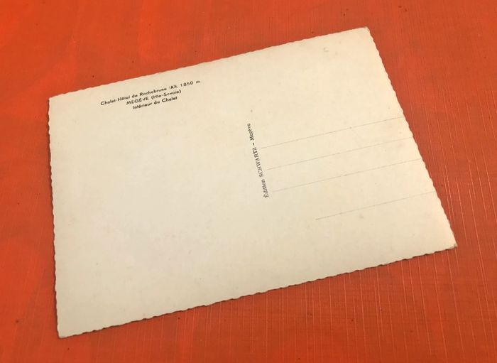 Carte postale ancienne Megève (Haute-Savoie) Chalet-Hôtel de Rochebrune - photo numéro 2