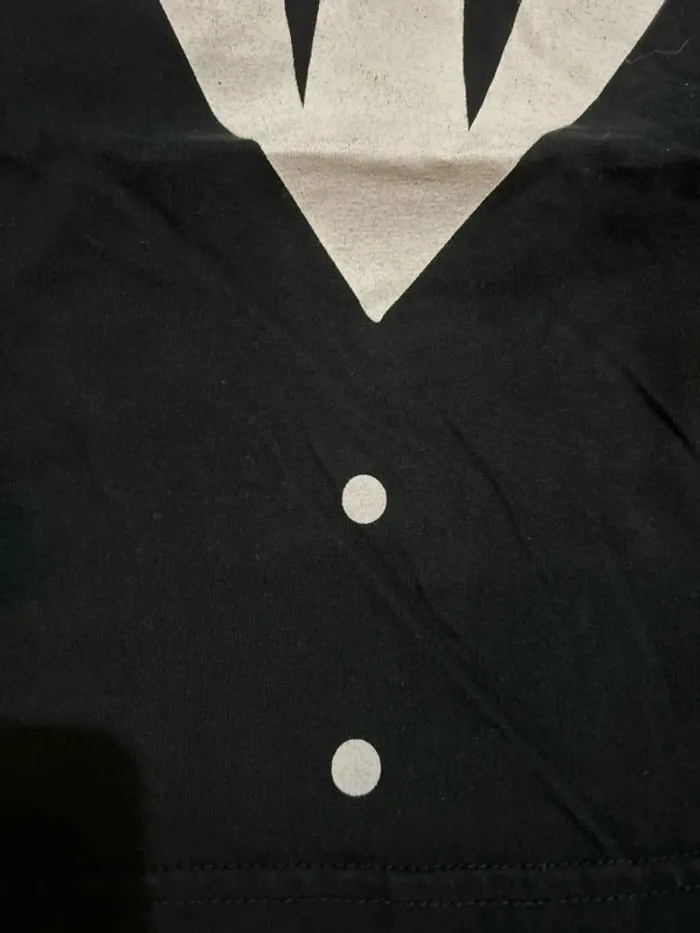 t shirt à manches longues garcon en coton noir et blanc motif costume Influx 3 ans - photo numéro 4