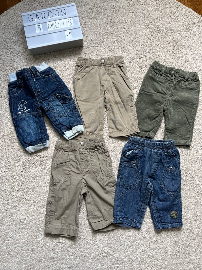 Lot de 5 pantalons - 3 mois 👶🏼