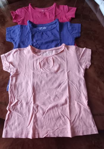 Lot de 3 T-shirt fille 6 ans Gémo