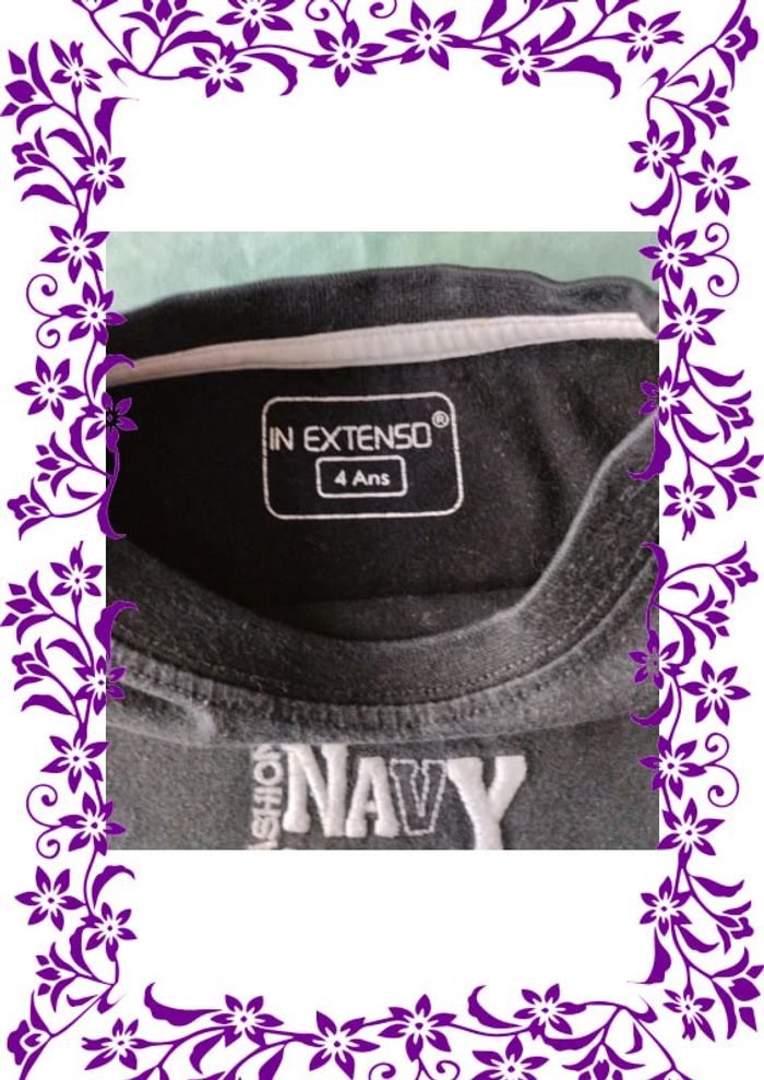 T shirt manches longues in extenso - photo numéro 2