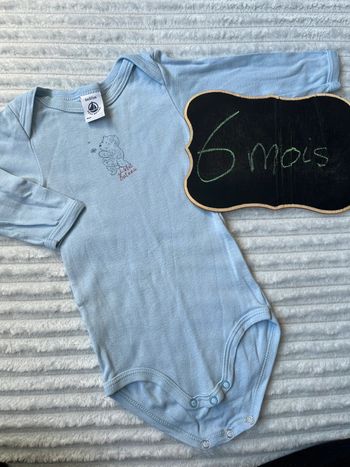 Body Petit Bateau 6 mois