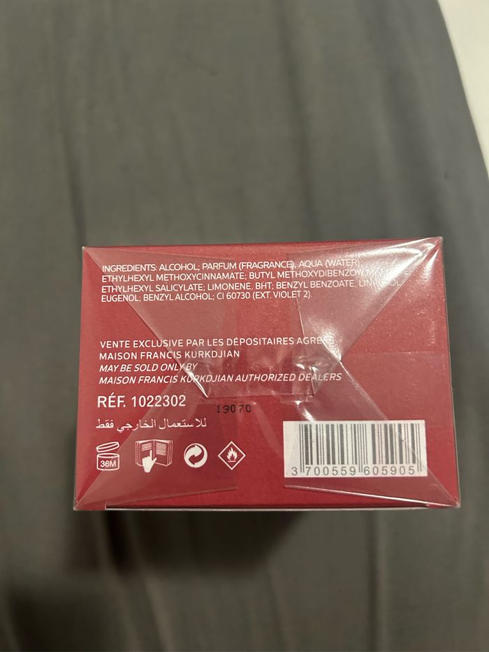 Parfum baccarat rouge MFK - photo numéro 5