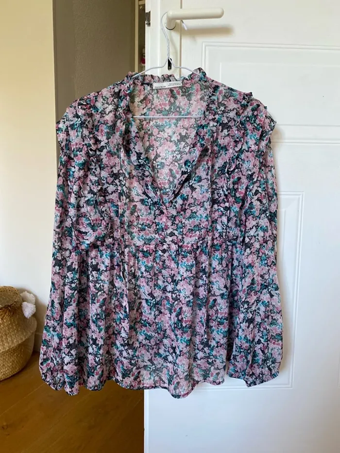 Blouse fleurie Pull and Bear