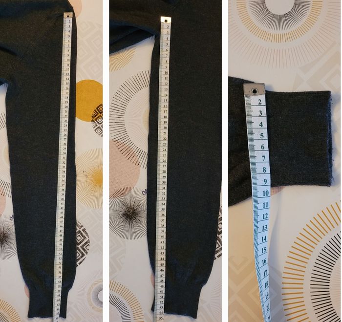 Célio Les Essentiels Pull TailleL - Gris- Col V & ML avec Coudière- Elt Essentiel Vestiaire Homme - photo numéro 9