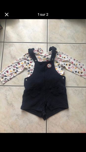 Combinaison short 23 mois