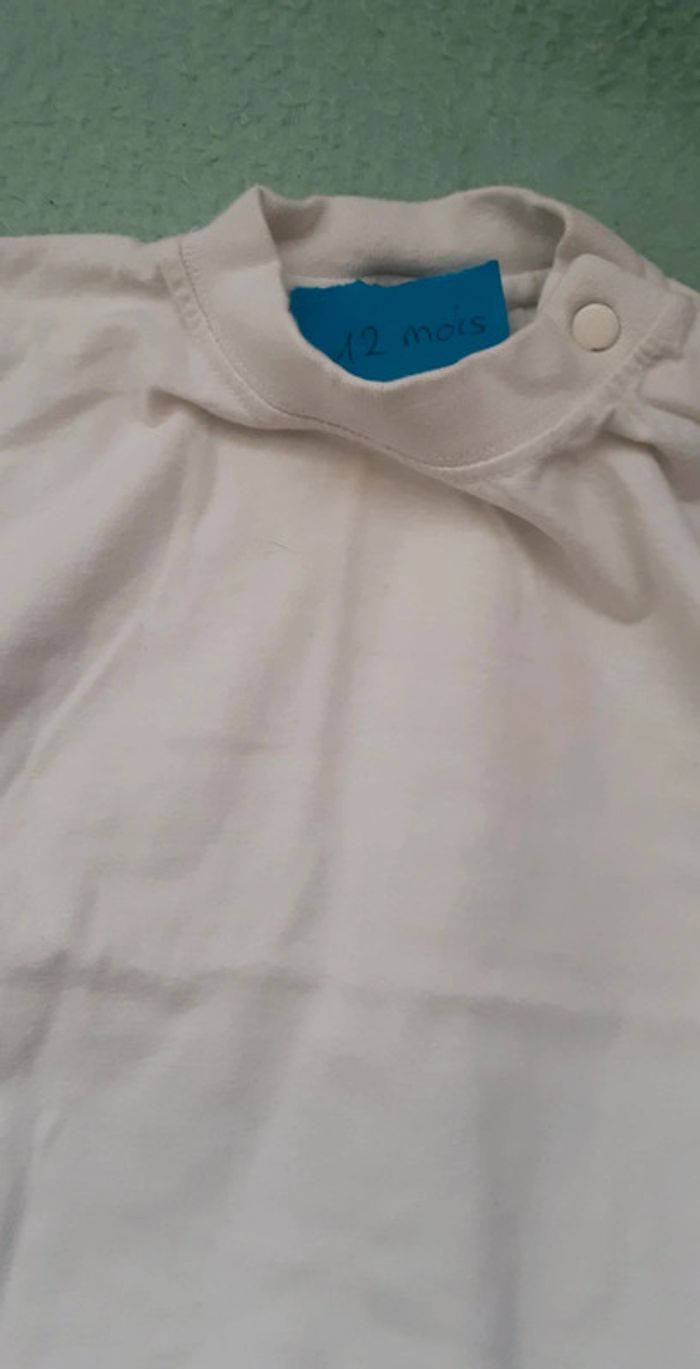 Tee-shirt manches longues 12m 1an - photo numéro 3
