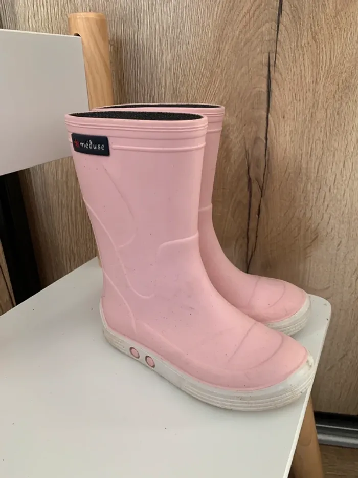Jolies bottes de pluie méduse pointure 25