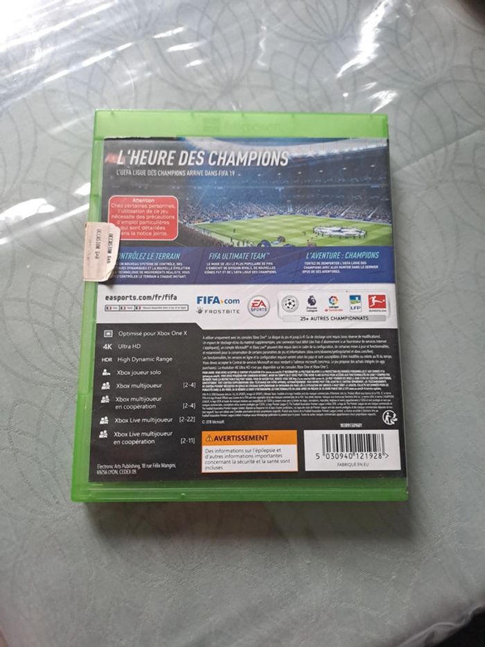 Fifa 19 xbox one - photo numéro 2