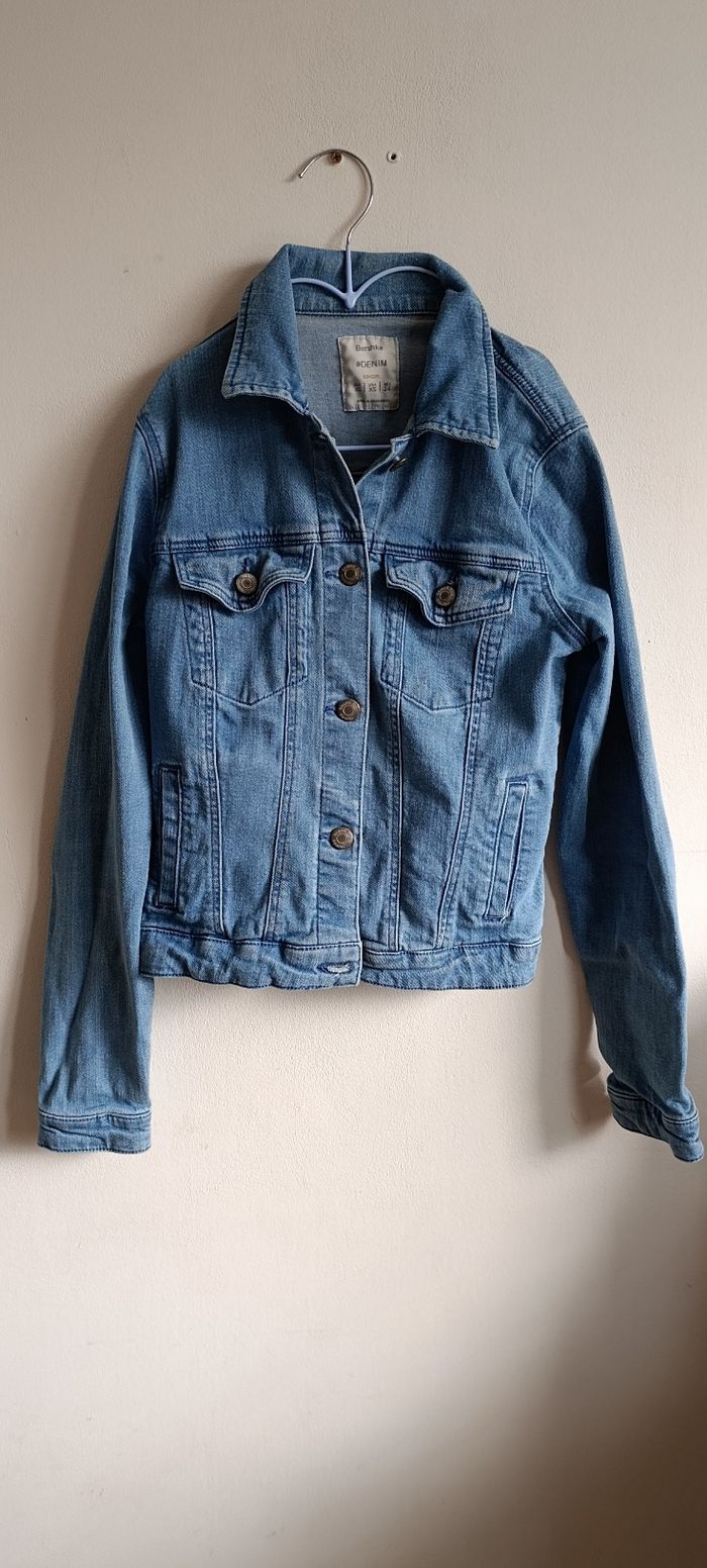 Veste en jean Bershka