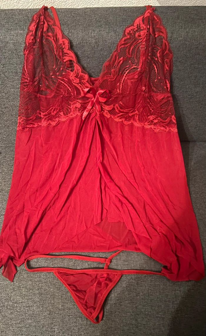 Ensemble Lingerie femme rouge