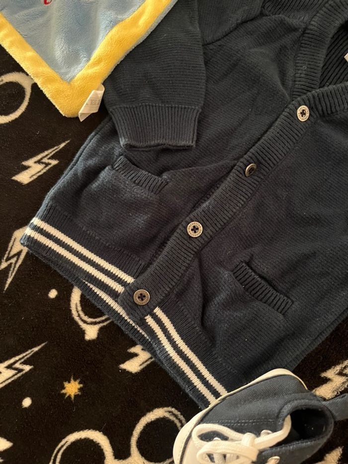 Gilet bleu marine t6 mois orchestra - photo numéro 3